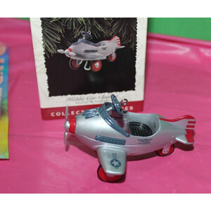 Hallmark Keepsake Kiddie Car Classics Murray Airplane Collector's Ornament 1996